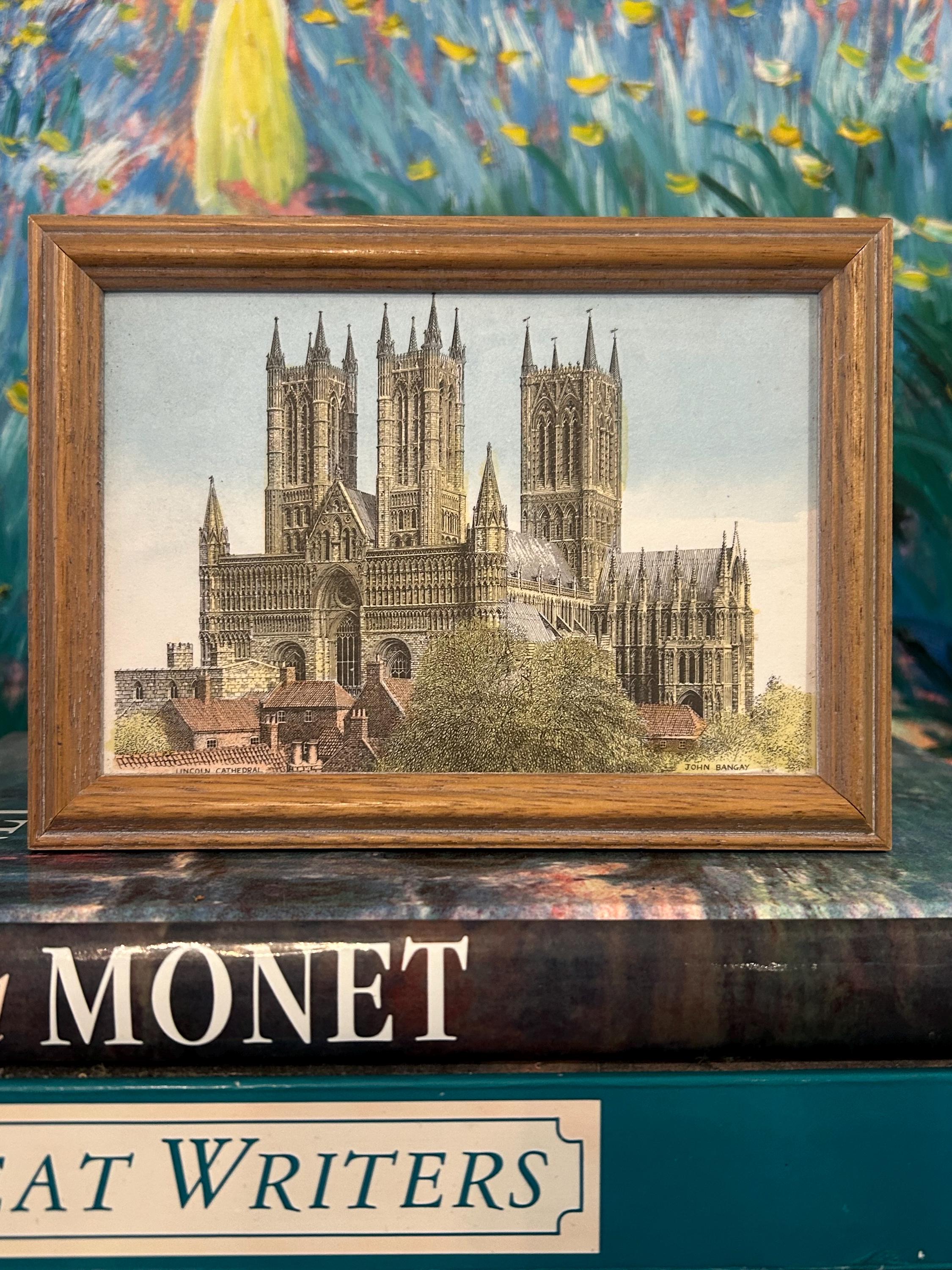 John Bangay Artwork | Lincoln Cathedral Illustration | Wooden a