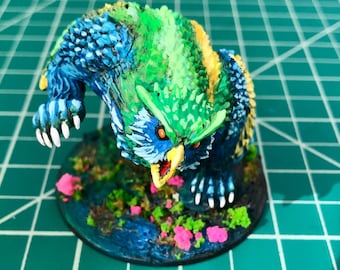 Fully Painted Dungeons & Dragons Owl Bear for Tabletop RPG and Miniature Games
