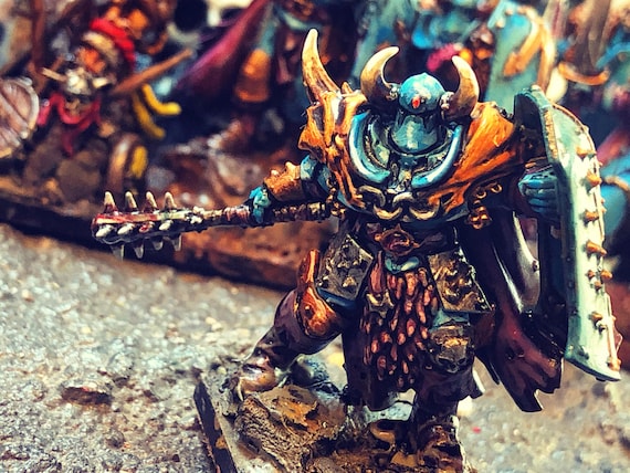 Painted Tzeentch Warriors of Chaos Army: Warhammer, Age of Sigmar
