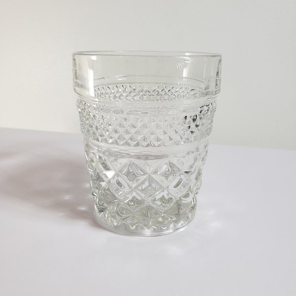 Vintage Anchor Hocking Wexford Old Fashioned Glass