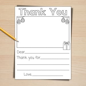 Weihnachten Danke druckbar, Dankeschön-Notiz von Kindern, zeichnen und schreiben Sie Dankeschön-Karte, füllen Sie die leere Dankeschön-Notiz aus