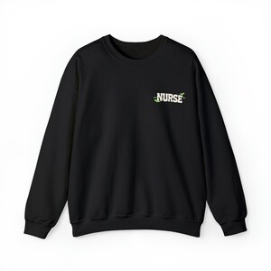 Nurse Sweatshirt, Halloween nurse sweatshirt, pick nurse, RN sweatshirt, spooky nurse shirt, fall nurse crewneck doctor halloween image 8