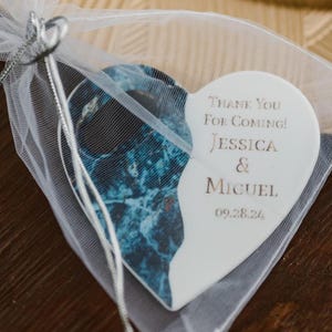 Personalized Heart Bottle Opener Wedding Gift / Wedding Bulk Favors / Wedding Gift For Guest / Thank You Favor / Wedding Gift