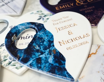 Personalized Heart Bottle Opener – Wedding Favors for Guests