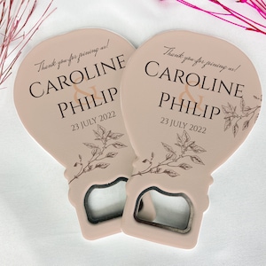 Cadeau de mariage avec ouvre-bouteille, Cadeaux de mariage pour invités en vrac, Cadeaux de mariage personnalisés, Cadeaux de douche nuptiale, Cadeaux de mariage image 2