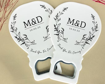 50 Pieces Bridal Shower Bottle Opener, Wedding Favors for Guests in bulk, Personalized Gifts, Bridal Shower Favors, Thank You Favors