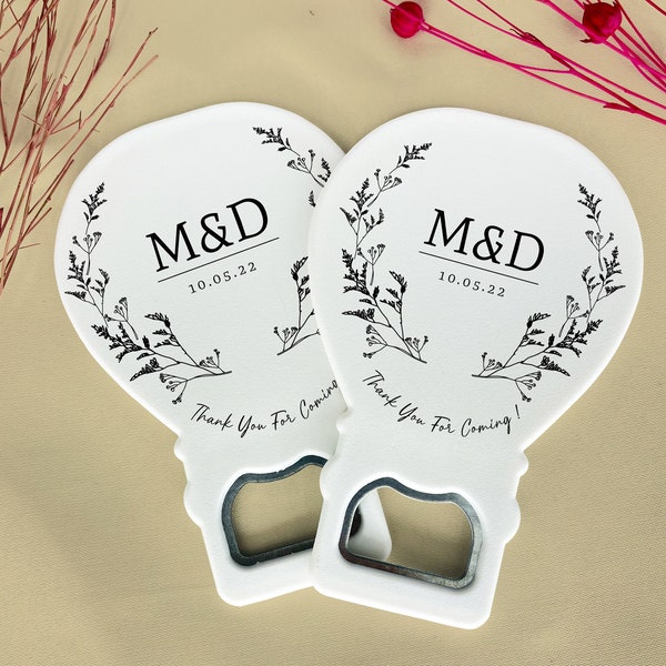 50 Pieces Bridal Shower Bottle Opener, Wedding Favors for Guests in bulk, Personalized Gifts, Bridal Shower Favors, Thank You Favors