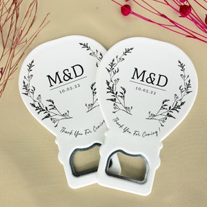 50 Pieces Bridal Shower Bottle Opener, Wedding Favors for Guests in bulk, Personalized Gifts, Bridal Shower Favors, Thank You Favors