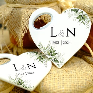 Wedding Favors For Guests -Personalized Heart Bottle Opener Wedding Favor -  Wedding Favors For Guests In Bulk, Wedding Gift
