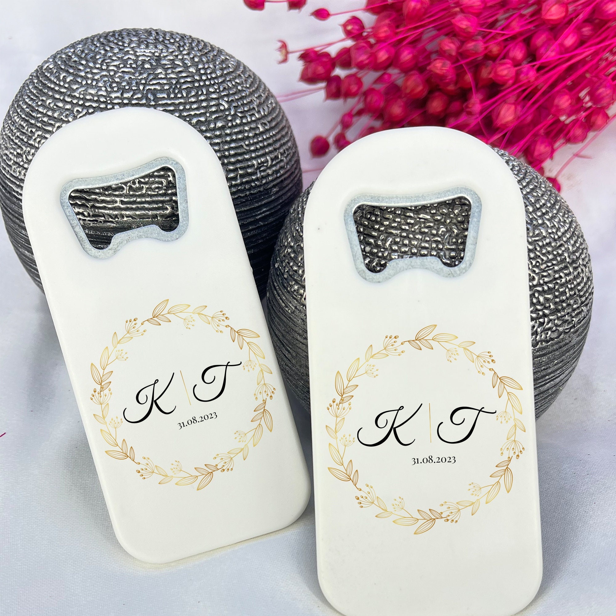 Personalized Wedding Bottle Openers | Custom Design Bottle Openers | Perfect Gifts and Keepsakes for Weddings | Bottle Opener Wedding Favor