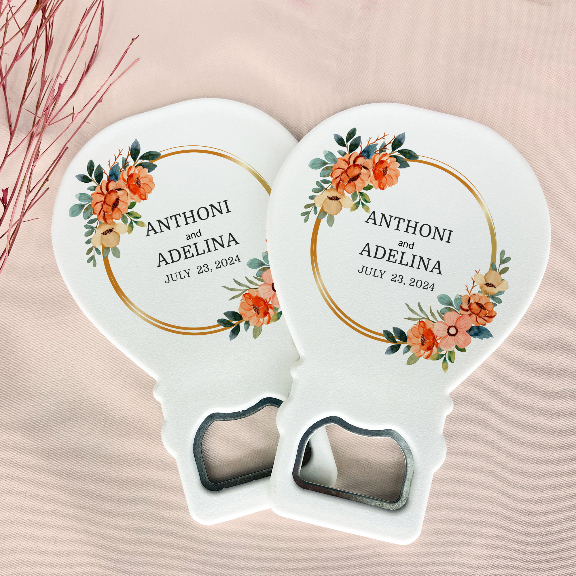 50 Pcs. Wedding Favors, Bottle Opener Wedding Favor, Wedding Favors for Guests in Bulk, Personalized Wedding Gifts, Bridal Shower Favors