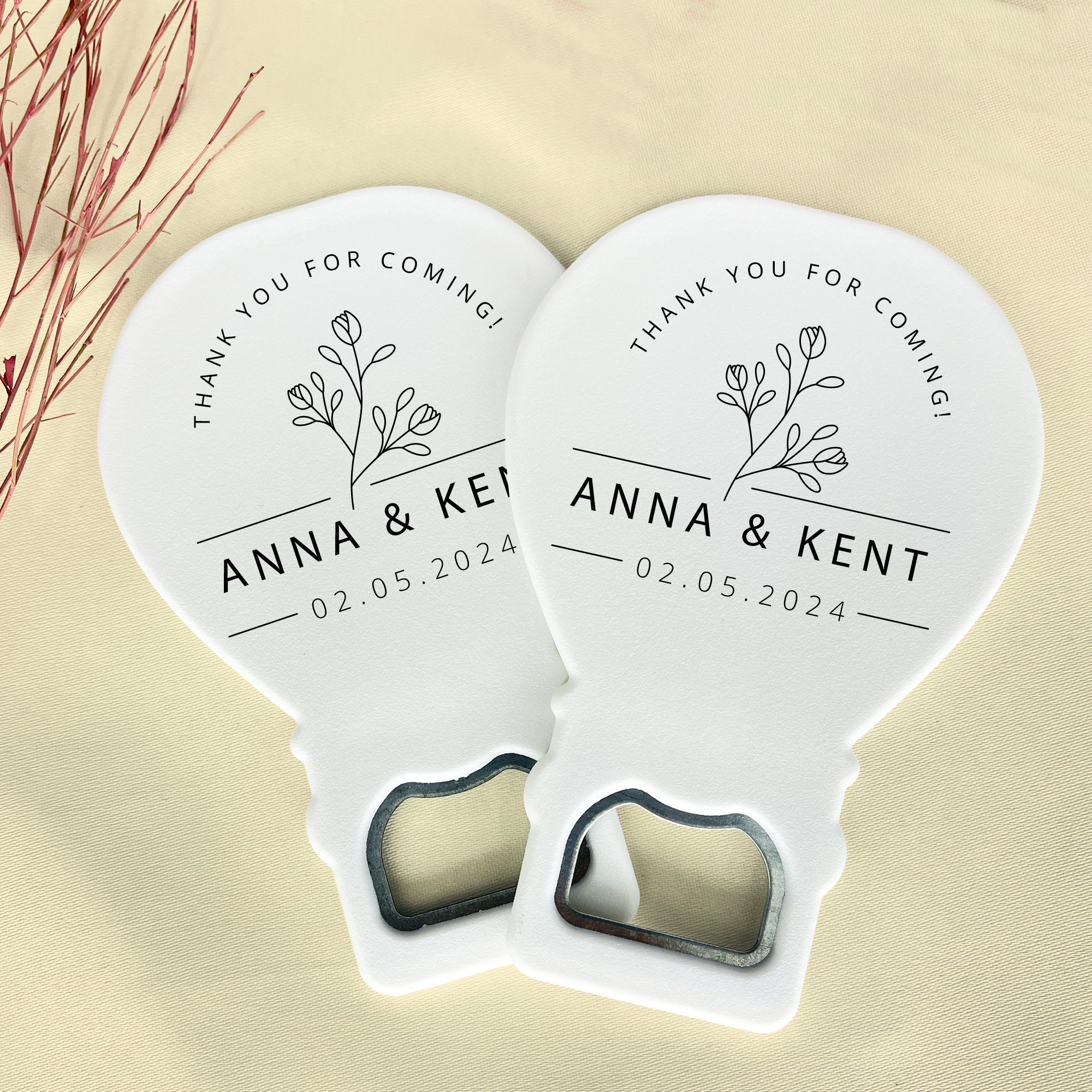 50 Pcs. Wedding Favors, Bottle Opener Wedding Favor, Wedding Favors for Guests in Bulk, Personalized Wedding Gifts, Bridal Shower Favors