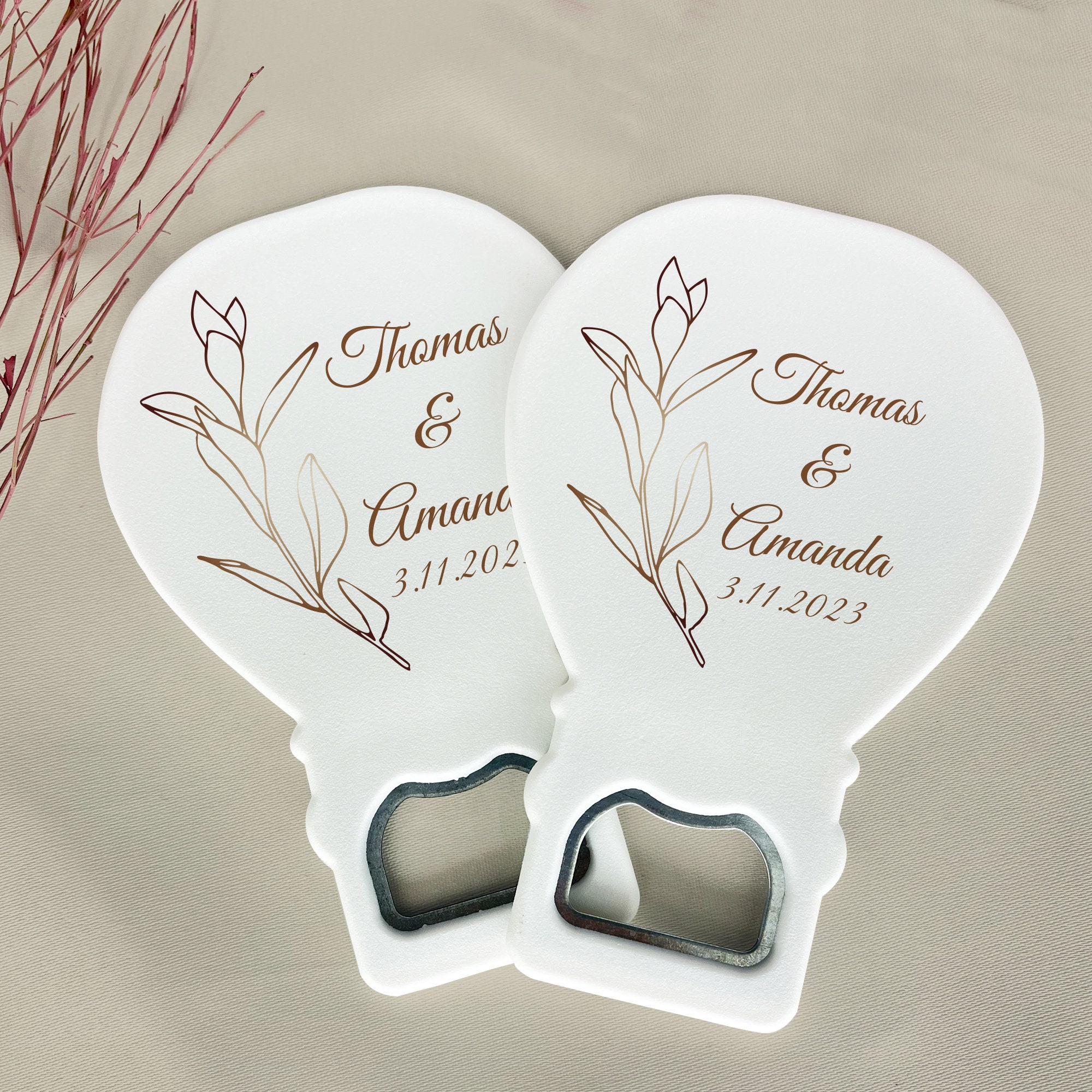 50 Pcs. Wedding Favors, Bottle Opener Wedding Favor, Wedding Favors for Guests in Bulk, Personalized Wedding Gifts, Bridal Shower Favors