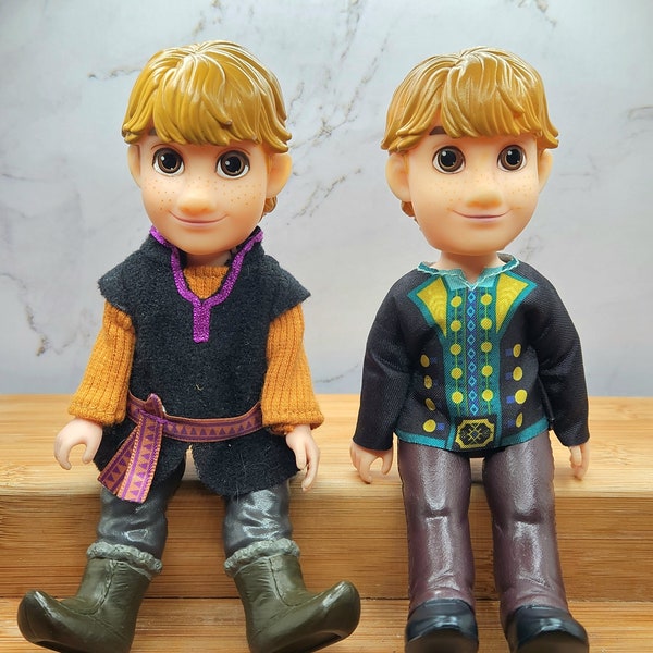 FROZEN KRISTOFF DOLL Jakks Pacific Disney. Articulated figures, Film 1 and 2 doll. Frozen, 15 cm Collectible, Gift Idea