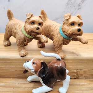 BARBIE DOG MATTEL vintage collectible figure puppies, Individually or lot price (3). See options. Barbie dog toys Barbie dog cake topper