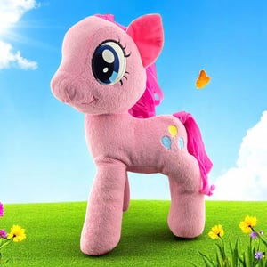 Peluche My Little Pony 11" - Pinkie Pie - Peluche da collezione - Hasbro MLP - Bambola morbida - Regalo o esposizione per bambini