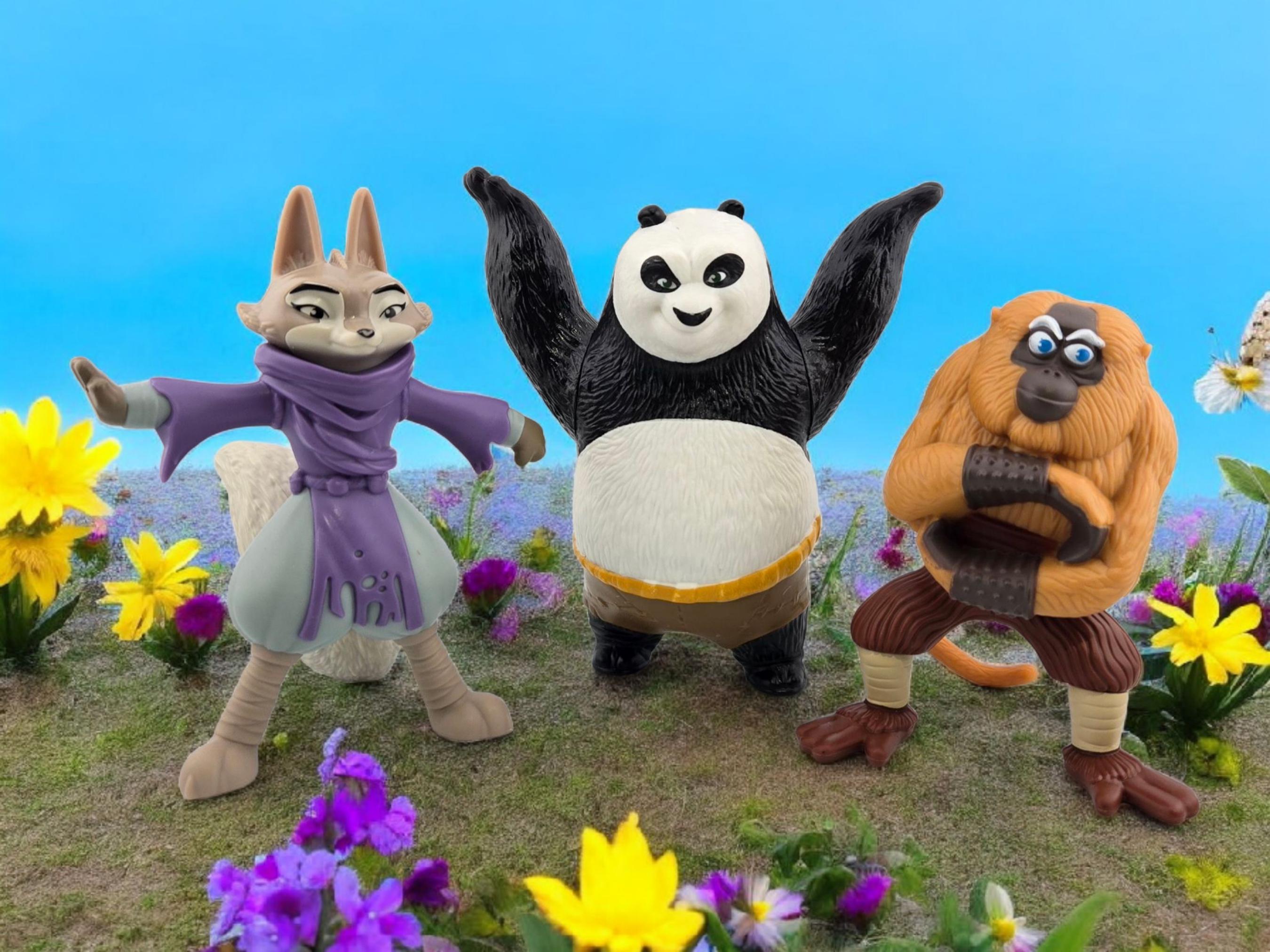 カンフーパンダムービー バトルミニフィギュア 7セット　まとめ売り カンフーパンダムービー バトルミニフィギュア 7セット まとめ