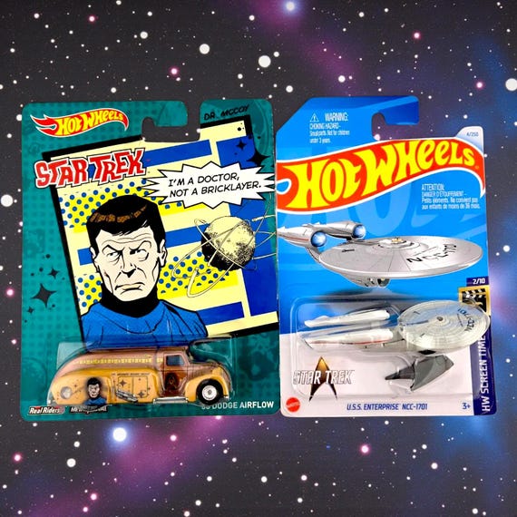 Hot Wheels Star Trek – Screen Time Vehicles – Diecast Lot of 2