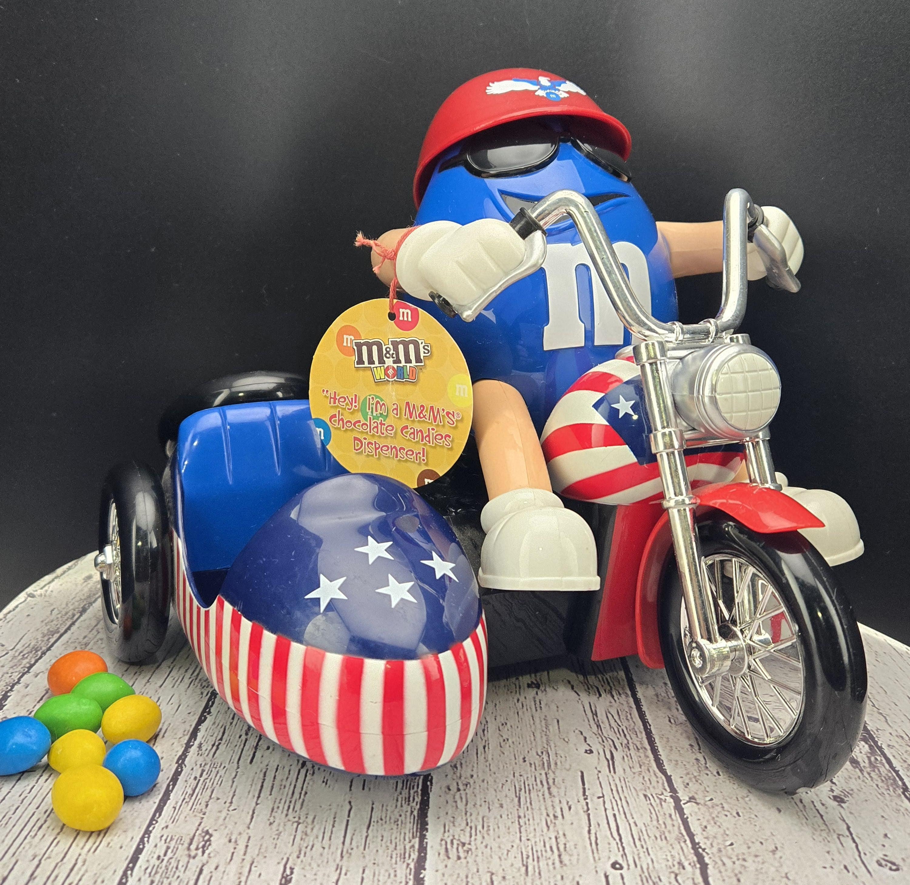 m&m's ディスペンサー サイドカー バイク Freedom Rider M&Ms Red