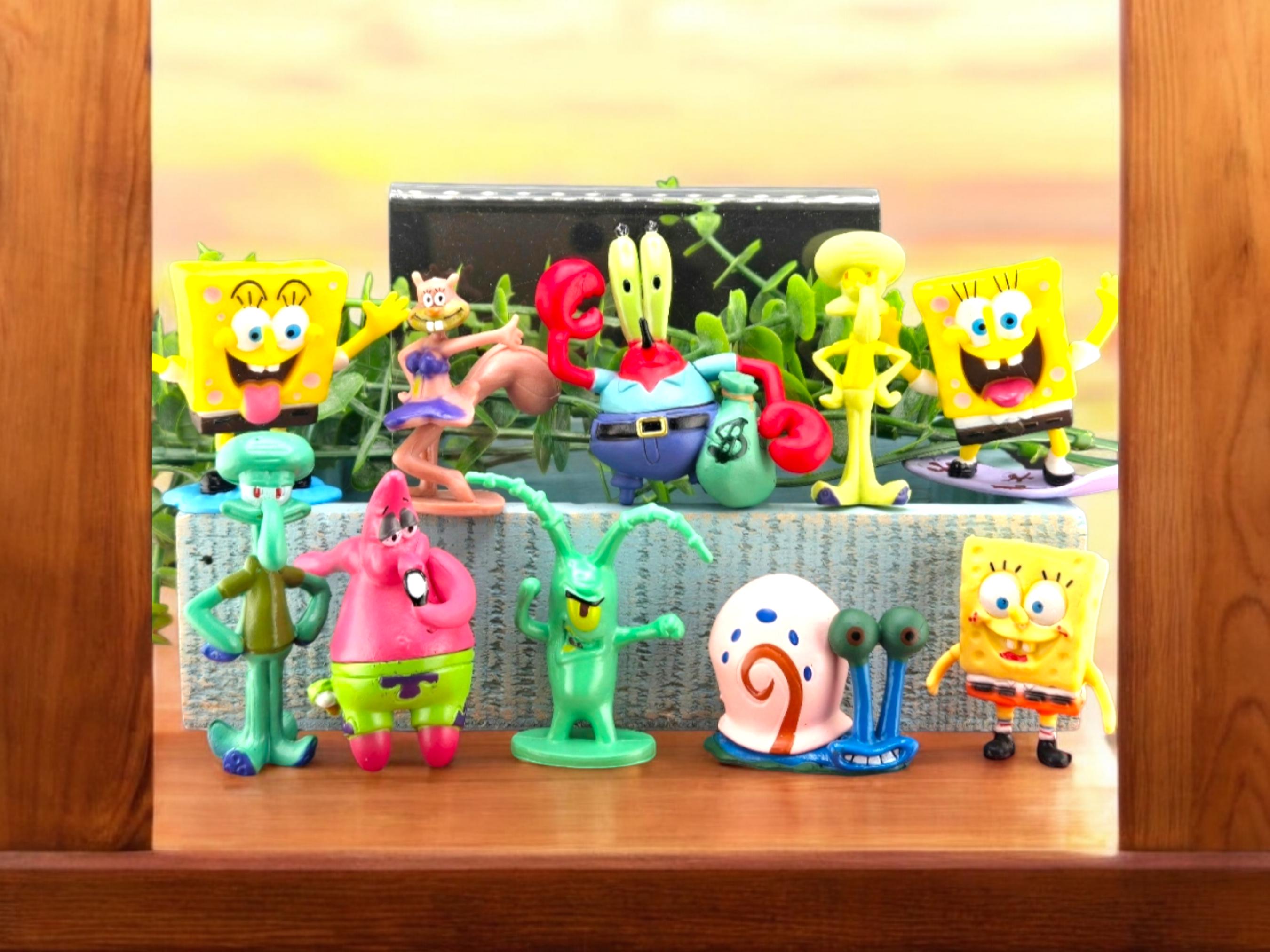 SPONGEBOB SQUAREPANTS Collectible, Spongebob, Sandy, Mr