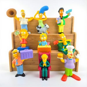 Simpsons Vintage Burger King Figures Lot of 9 – Retro Toys