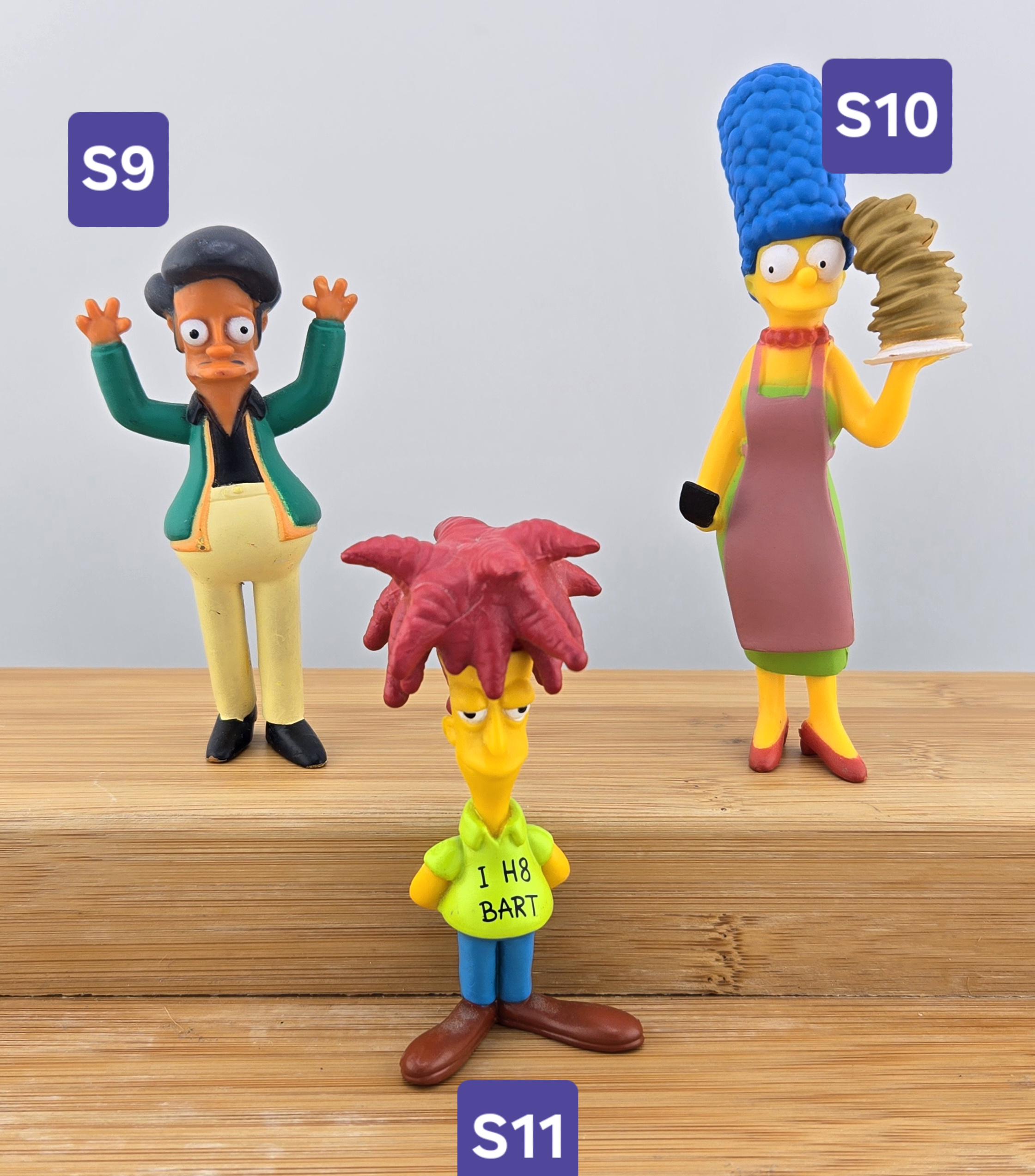 THE SIMPSONS フィギュア　2007 Complete Set 2007 The Simpsons Movie Collectible Action