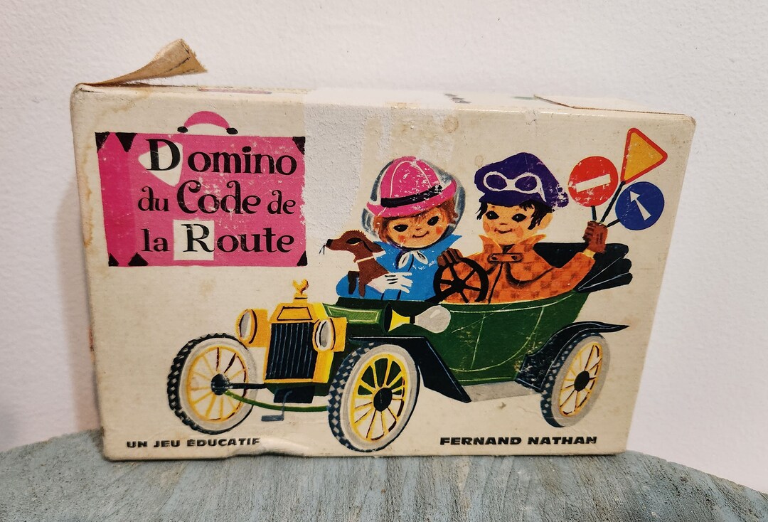 Jeu De Dominos Ancien Fernand Nathan Paris - Vintage Incomplet (Occasion)