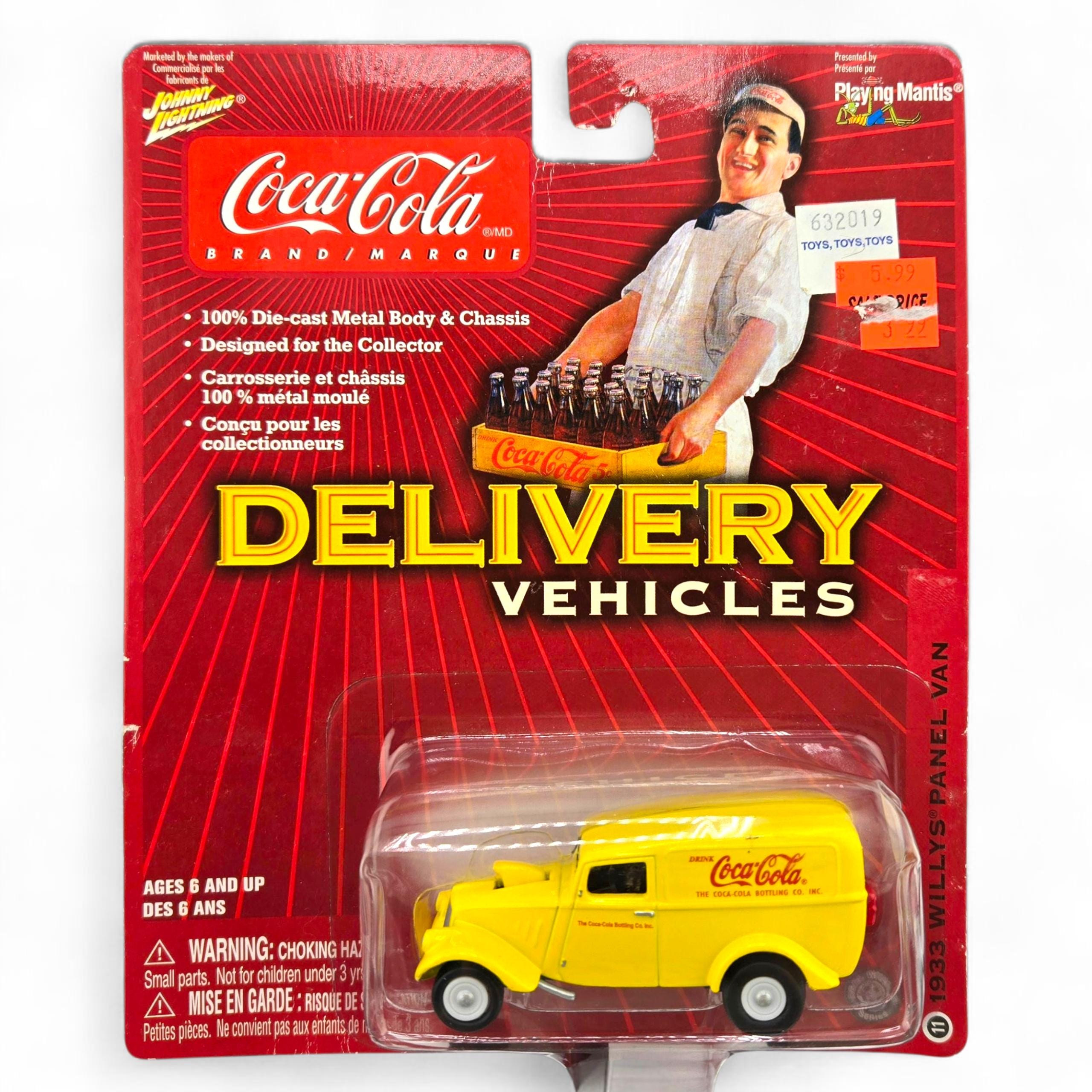 Johnny Lightning Coca-cola Willys Panel Van 1933 – Diecast