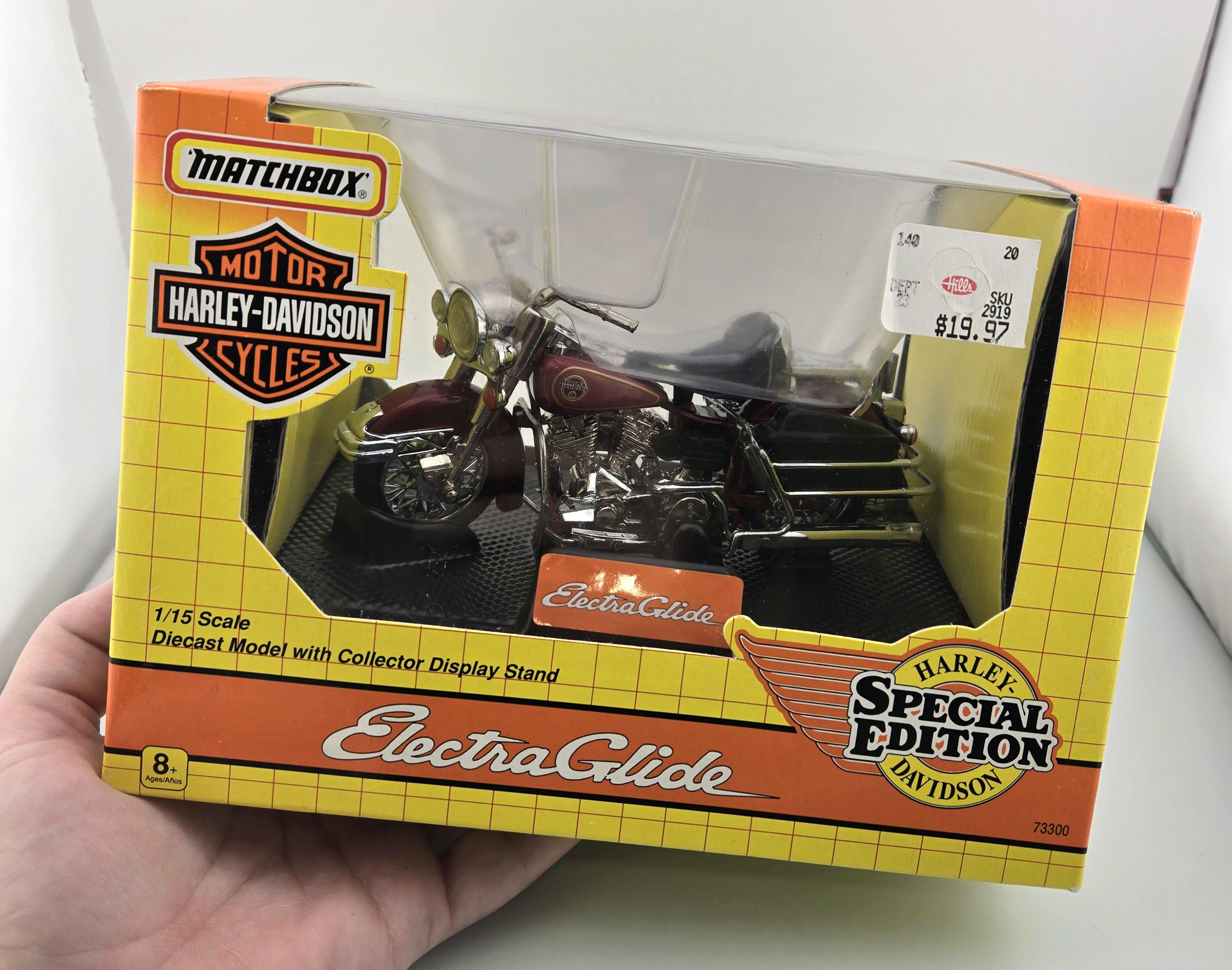 Harley-davidson Electra Glide (burgundy) – 1993 Matchbox Special