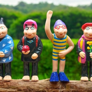 Bibi and Geneviève Vintage Figures – Very Rare Quebec TV Characters – 1990s Kids Show Collectibles – You Choose