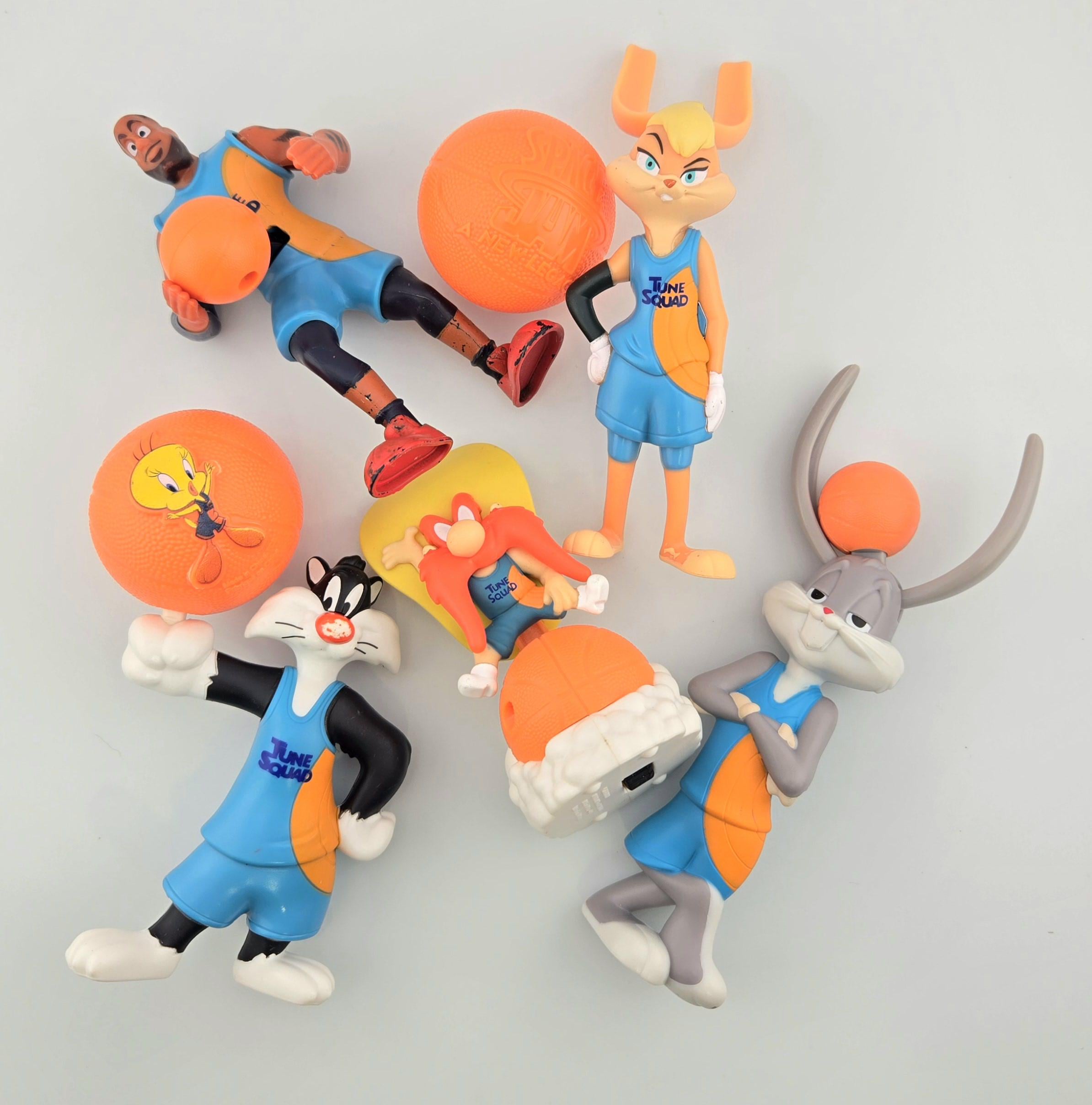 Space Jam Figures Lot Mcdonald's Happy Meal Toys – Tune Squad