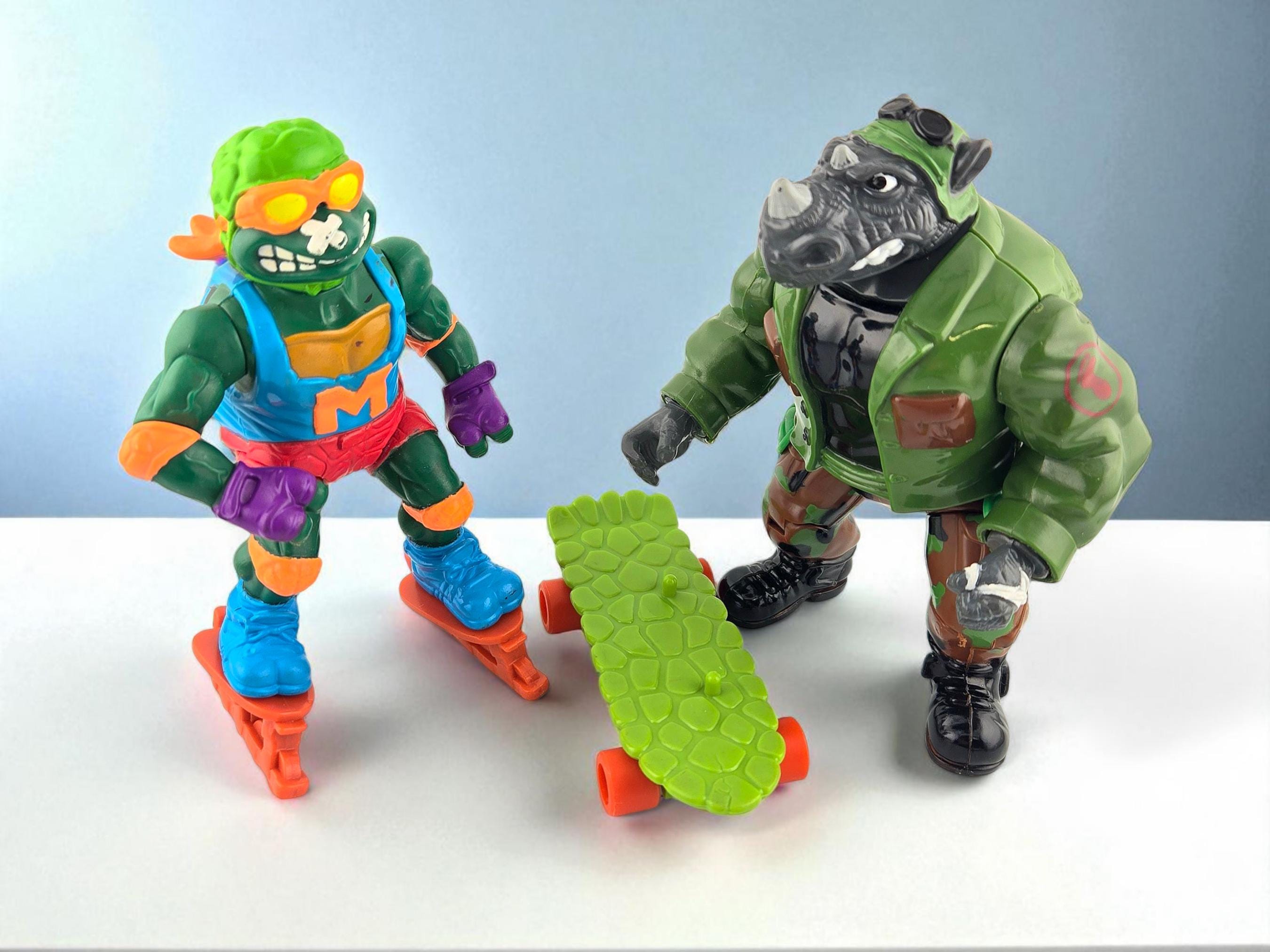 タートルズ　Groundchuck フィギュア JOYTOY TMNT Groundchuck 12.4cm Action Figure