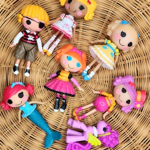 LALALOOPSY MGA, Collectible Mini figure MGA of your choice. Perfect gift idea for birthday or collector. Lalaloopsy mini doll cake topper.