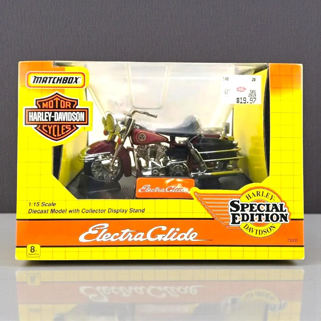 Harley-davidson Electra Glide (burgundy) – 1993 Matchbox Special