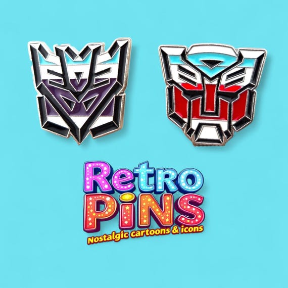 Transformers Enamel Pin – Autobot or Decepticon L… - image 1