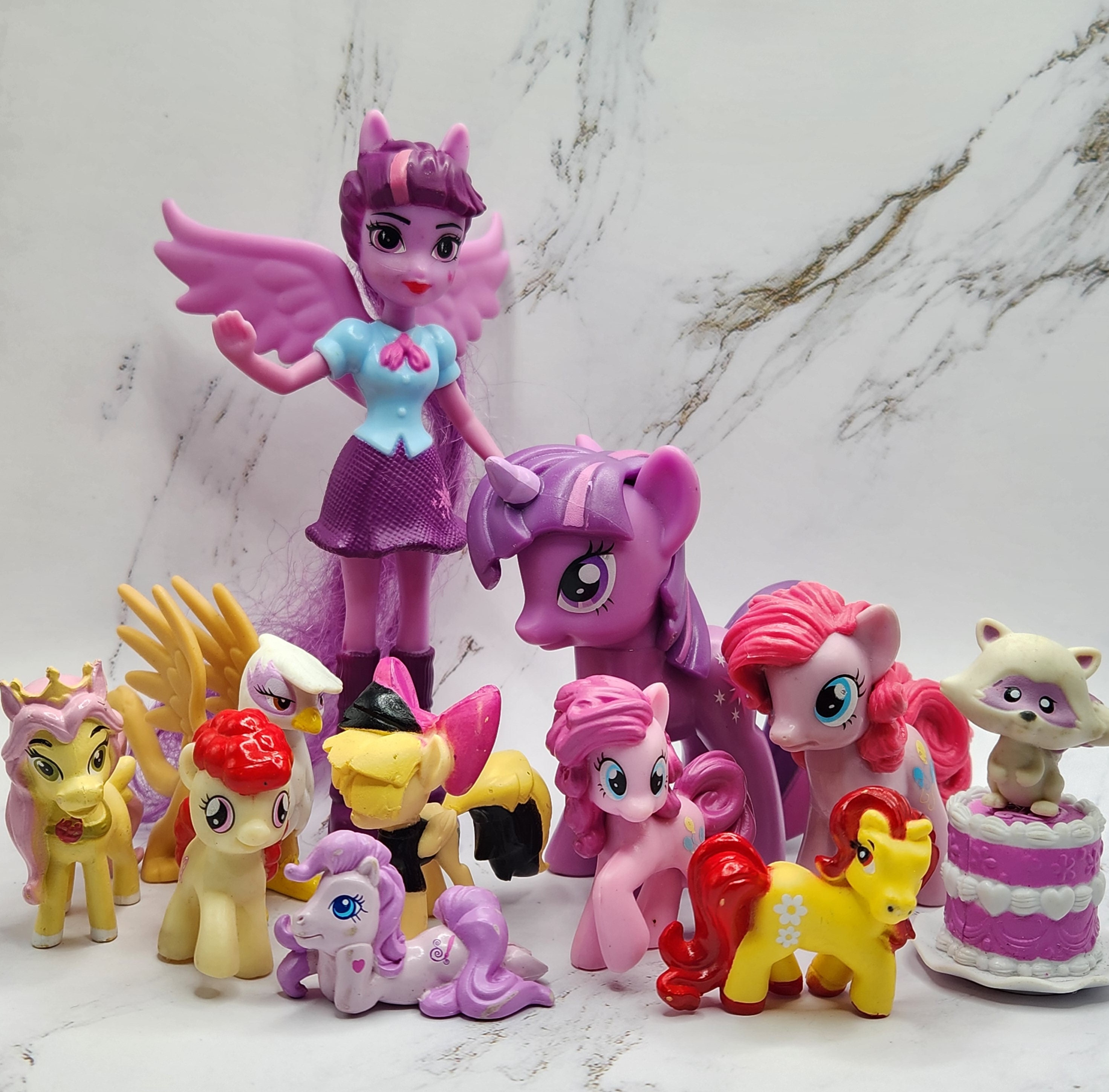 MLP My Little Pony Equestria Girls Cake Topper 8 Figures Set 