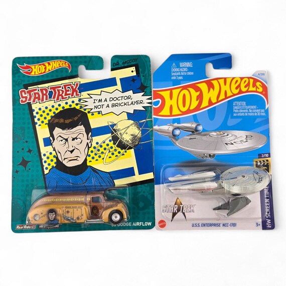 Hot Wheels Star Trek – Screen Time Vehicles – Diecast Lot of 2