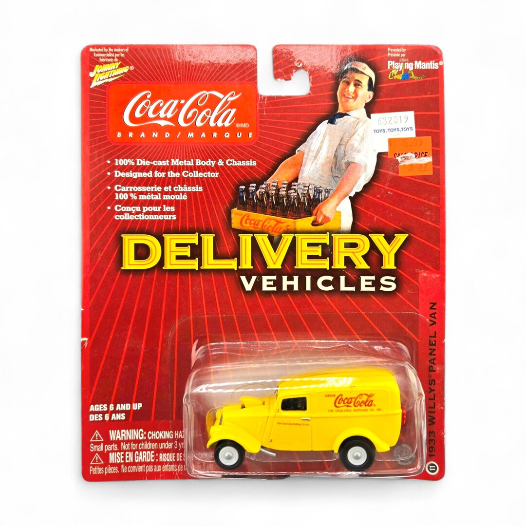 Johnny Lightning Coca-cola Willys Panel Van 1933 – Diecast