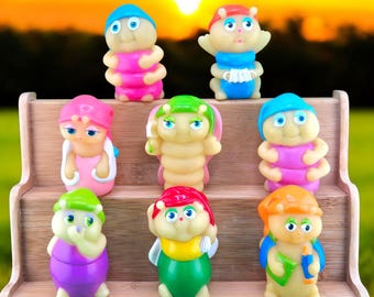 Glo Friends Glo Bug With Sleeping Bag | Vintage Hasbro Glo Glo Friends Glo Bug With Sleeping Bag | Vintage Hasbro Glo