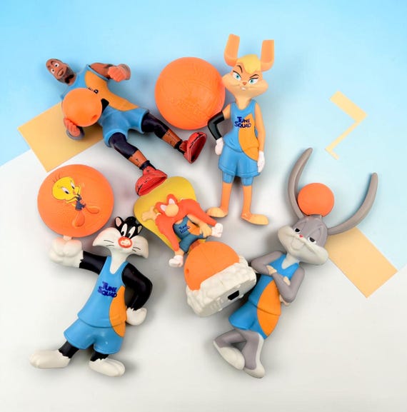 Space Jam Figures Lot Mcdonald's Happy Meal Toys – Tune Squad
