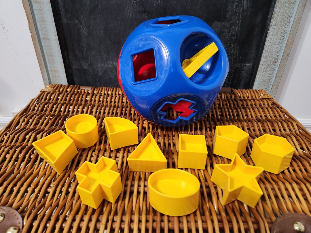 VINTAGE TUPPERWARE TOY Shape Sorter Ball for Young Child Etsy