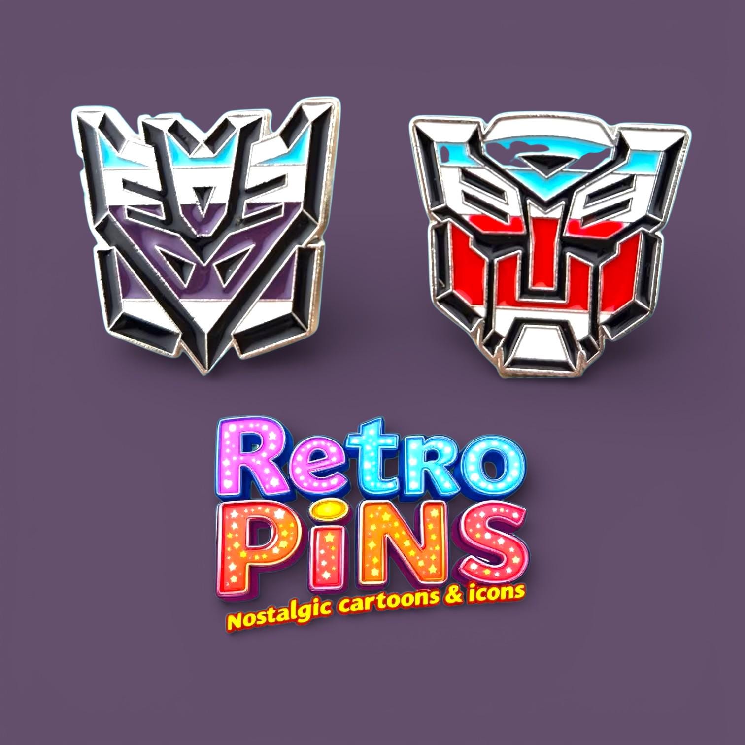 Adesivi Autobot E Decepticon Per Giocattoli Transformers – Logo In Rilievo, PVC