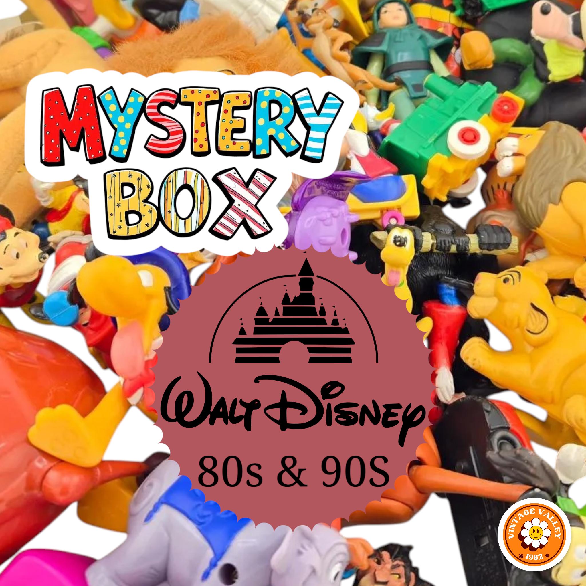 Disney Mystery Box 80s 90s Vintage Toys, Nostalgia Gift Box