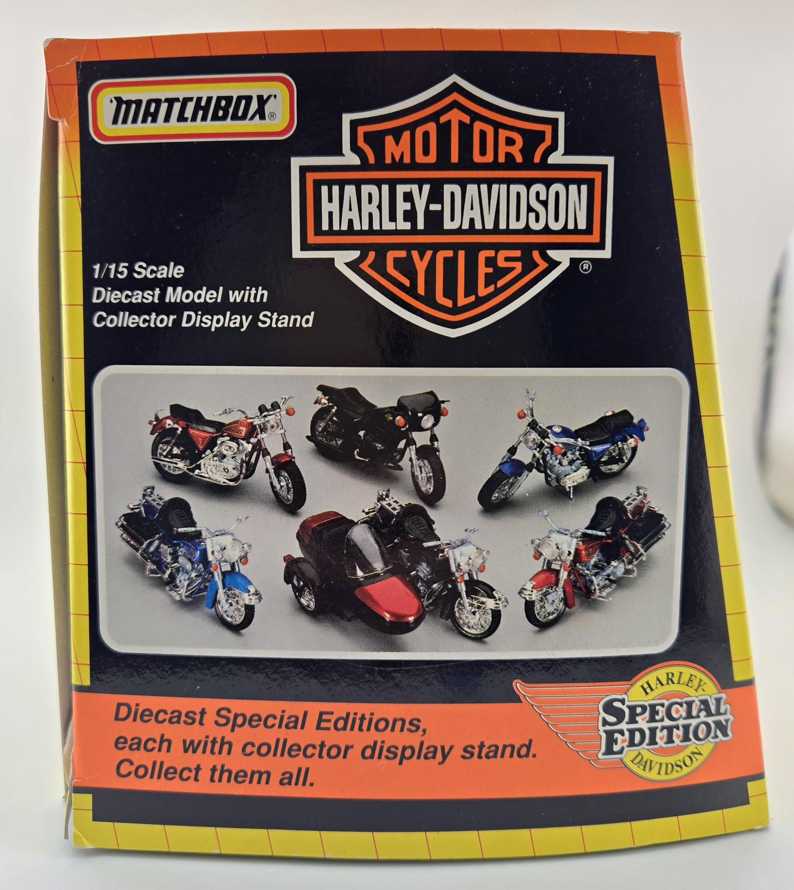 Harley-davidson Sportster Red 1993 – Matchbox Special Edition 1:15