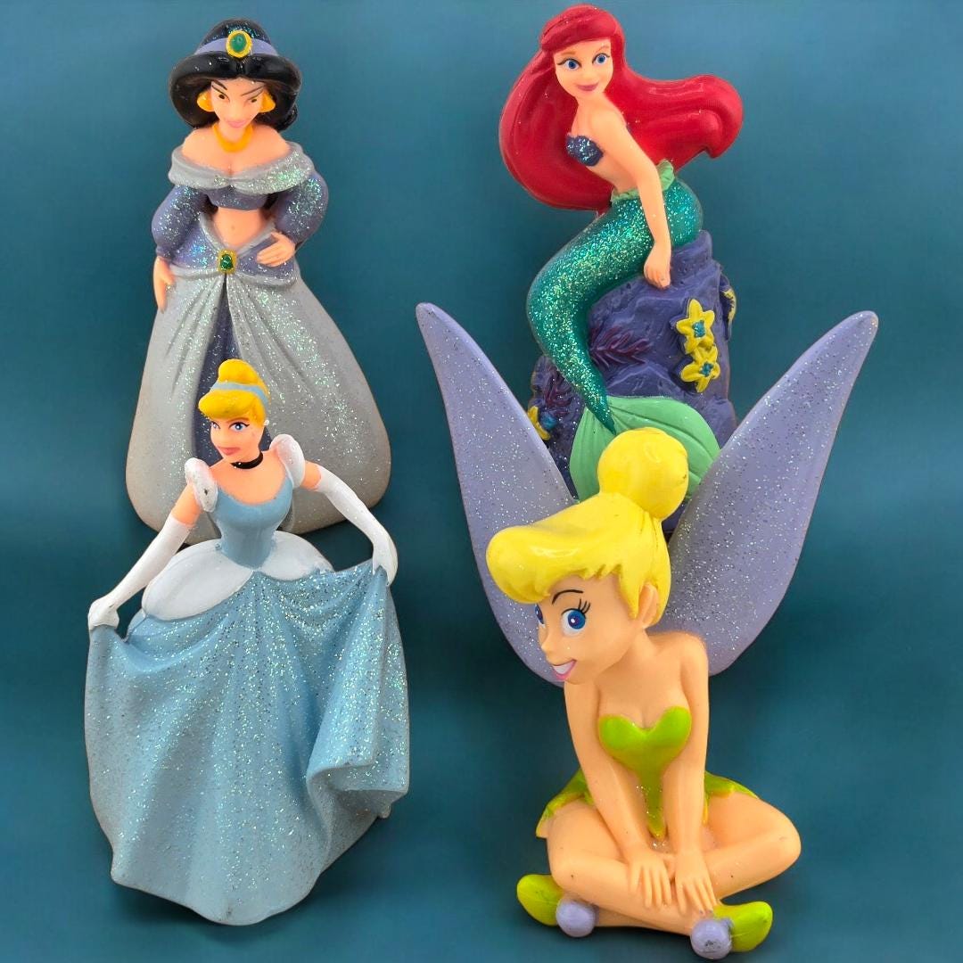 ディズニープリンセス グリッターフィギュアセット – アリエル