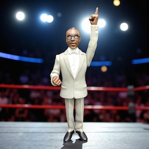 WWF 1997 Clarence Mason Action Figure – Manager Series 1 by Jakks Pacific – Vintage 90s Wrestling Collectible for WWF Fans
