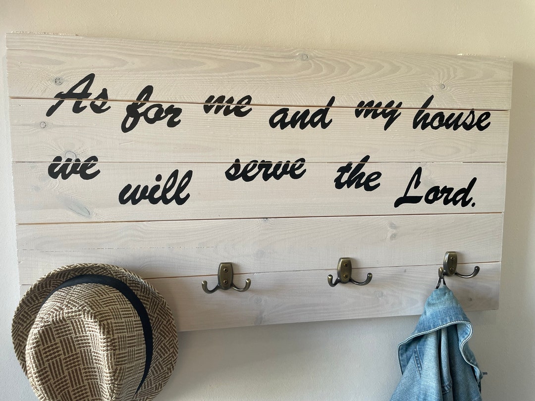 Wooden Wardrobe With a Christian Saying - Etsy