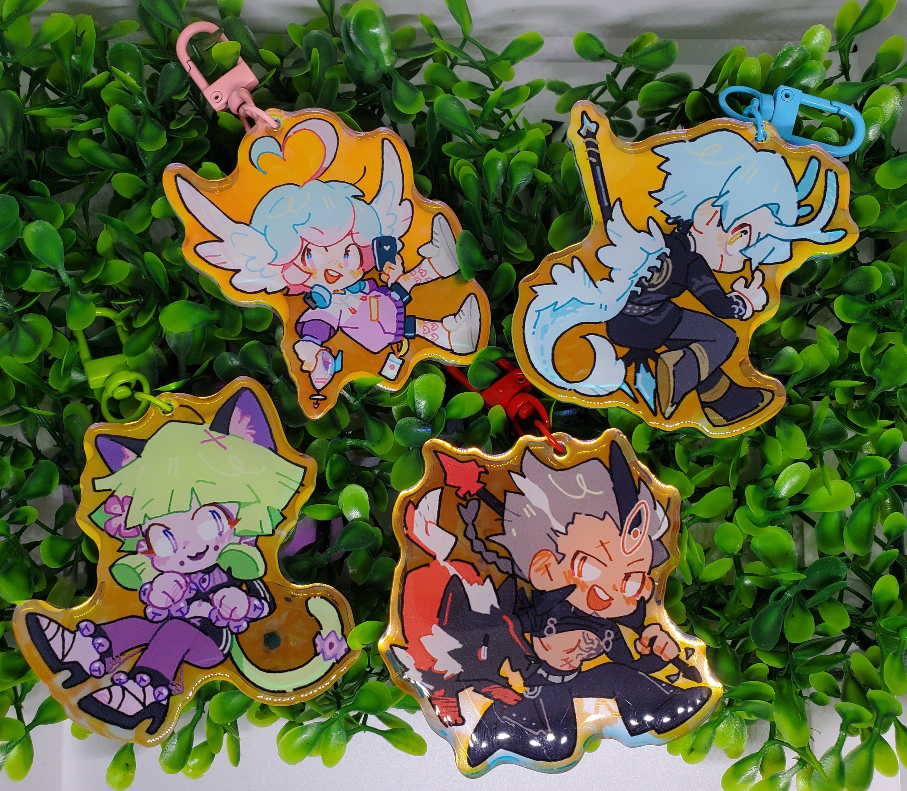 Dislyte // Holographic Acrylic Charms Etsy