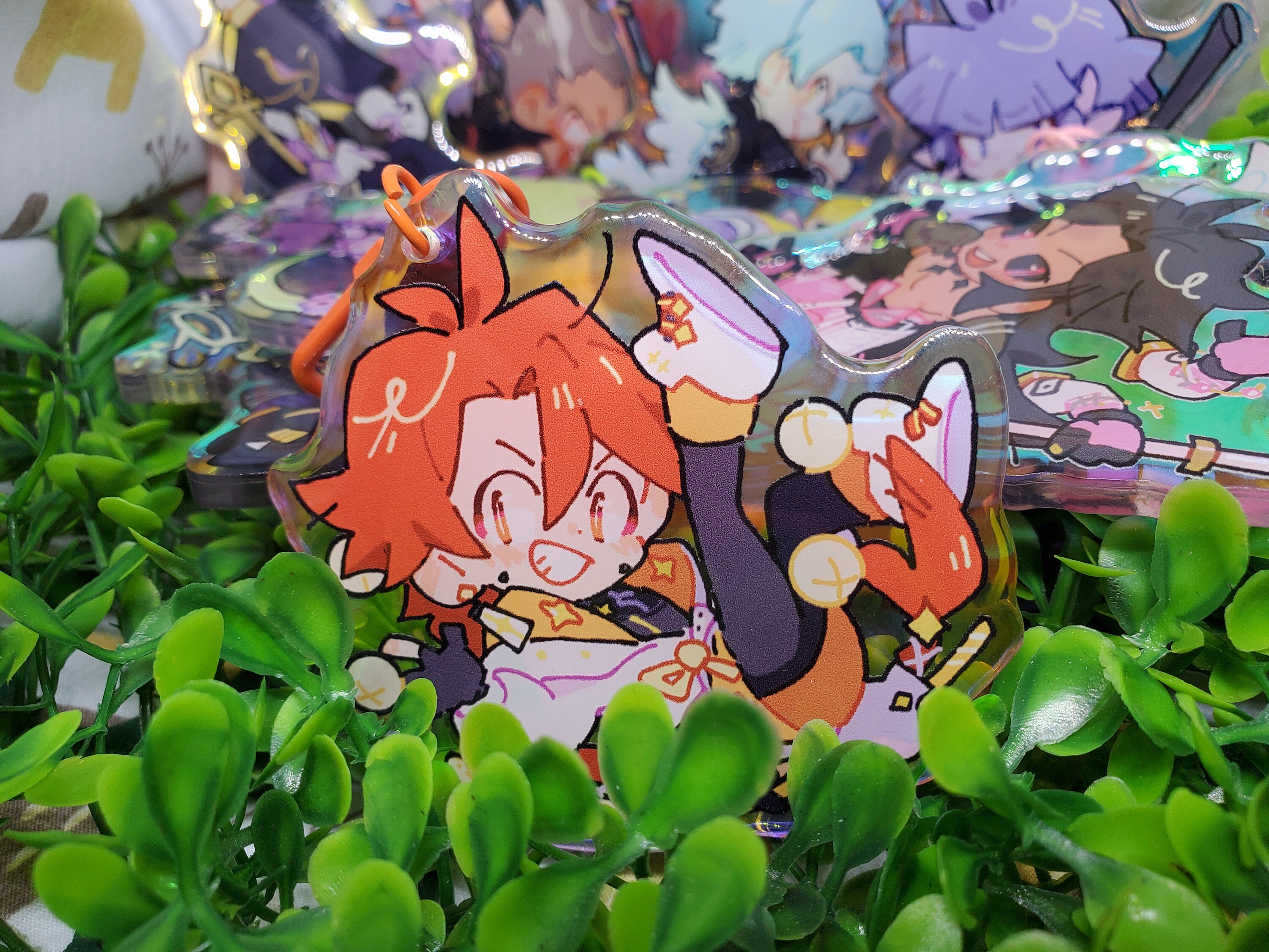 Dislyte // Holographic Acrylic Charms Etsy