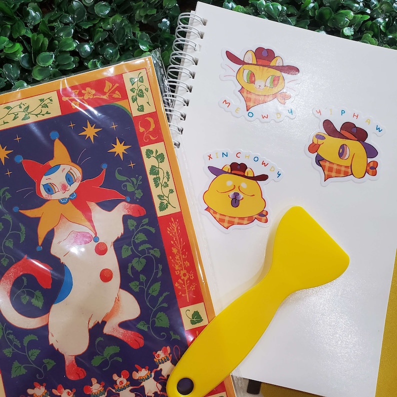 Reusable Stickerbook Cat Mouse Circus Dance 50 Pages Sticker Storage image 3